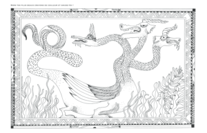 Une illustration de dragons