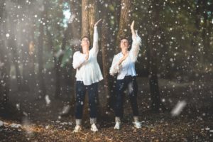chanteuses Le duo Nelson sous la neige
