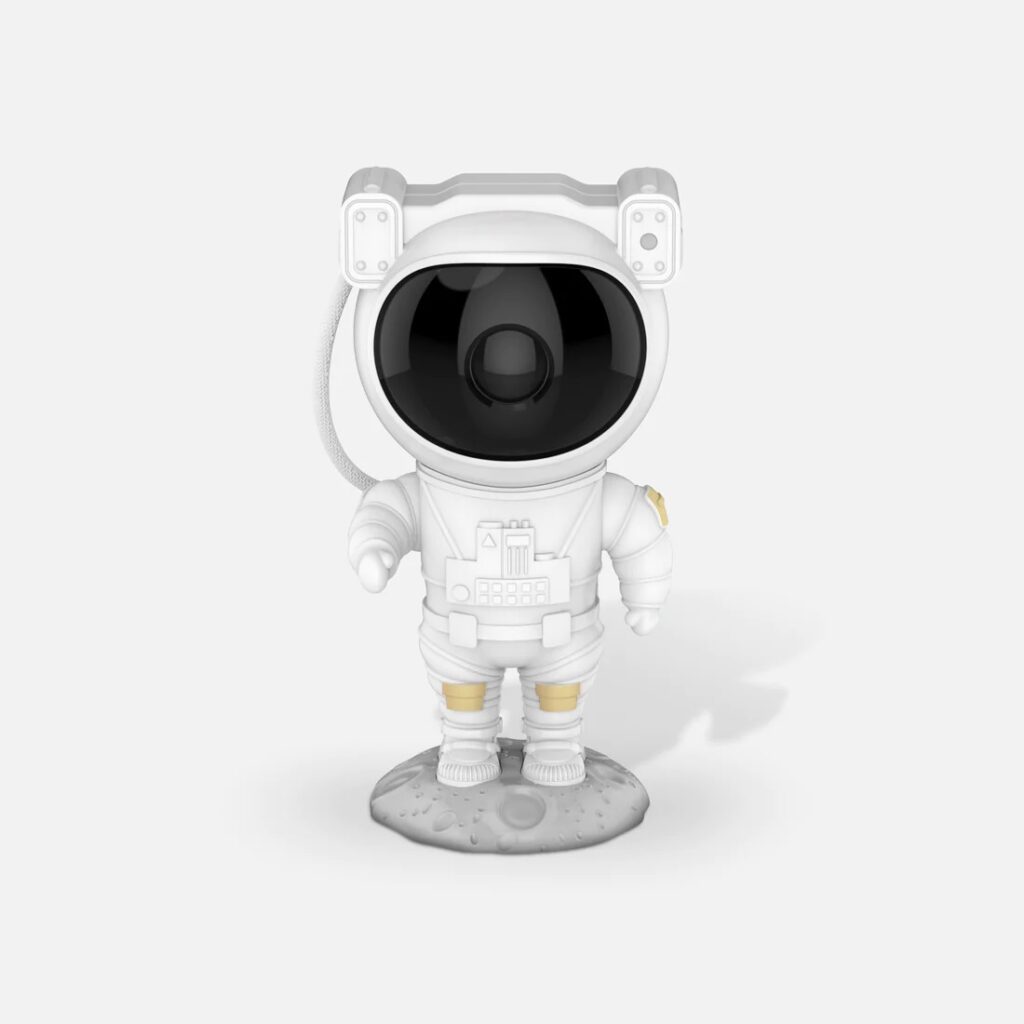 lampe en forme de cosmonaute blanc