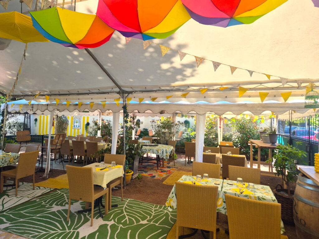 Terrasse kid's friendly Casa Lula