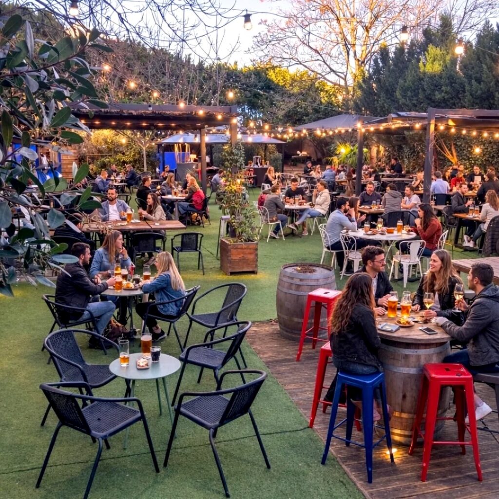 terrasse avec les enfants La Pavane