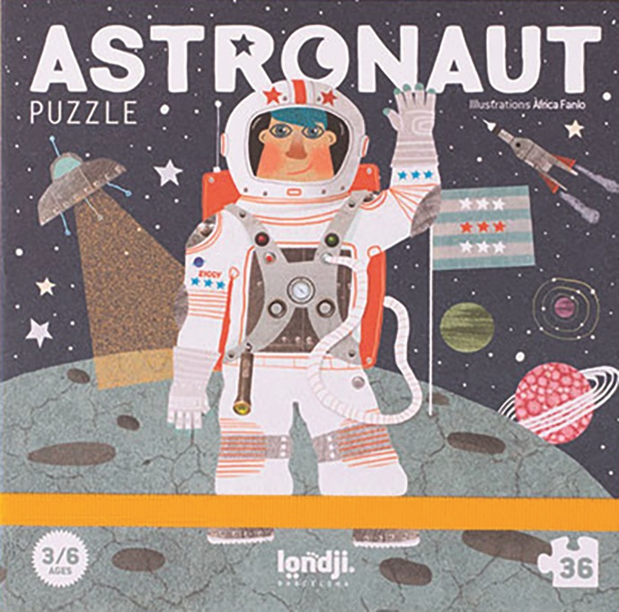 puzzle motif astronaute