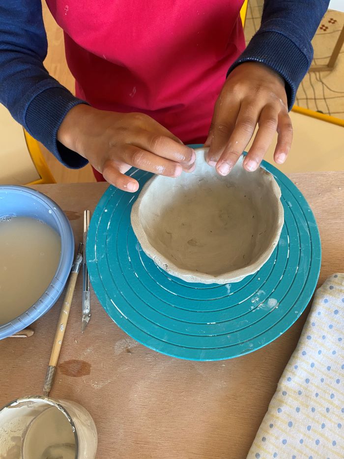 Atelier de céramique pour enfants