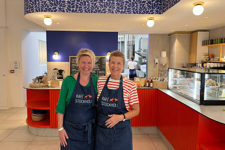 Katarina Ronteix et Anna Notini-Williate fondatrices du Kafé Stockholm à Lyon