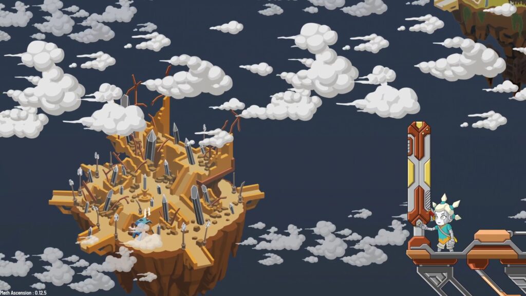 Maths Ascension Jeu Video Independant Pour Les Enfants Au Salon Indie Game Lyon © Pestorosso Studio