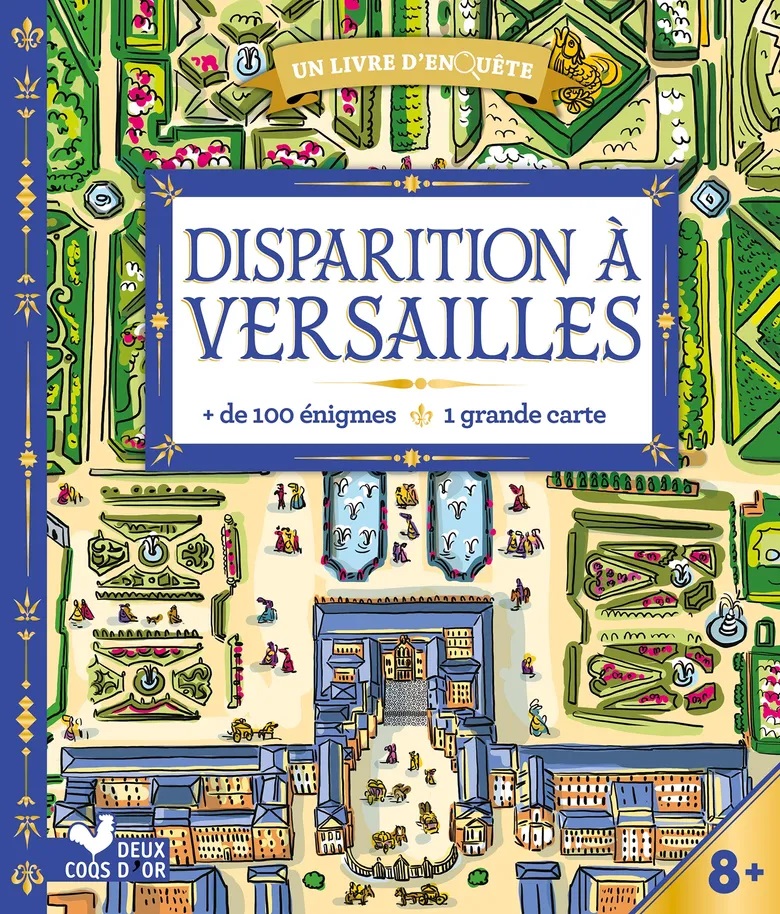 Livre pour enfants Disparition à Versailles