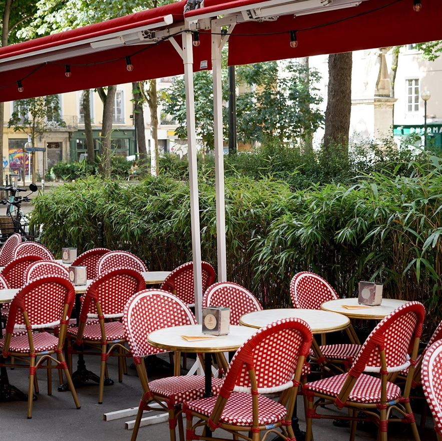 terrasse du café restaurant Joséphine, place Sathonay, Lyon 1er