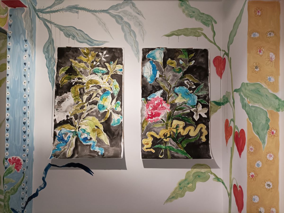 oeuvres de Camille Chastang, exposition Avant que ne fanent les fleurs à la Fondation Bullukian