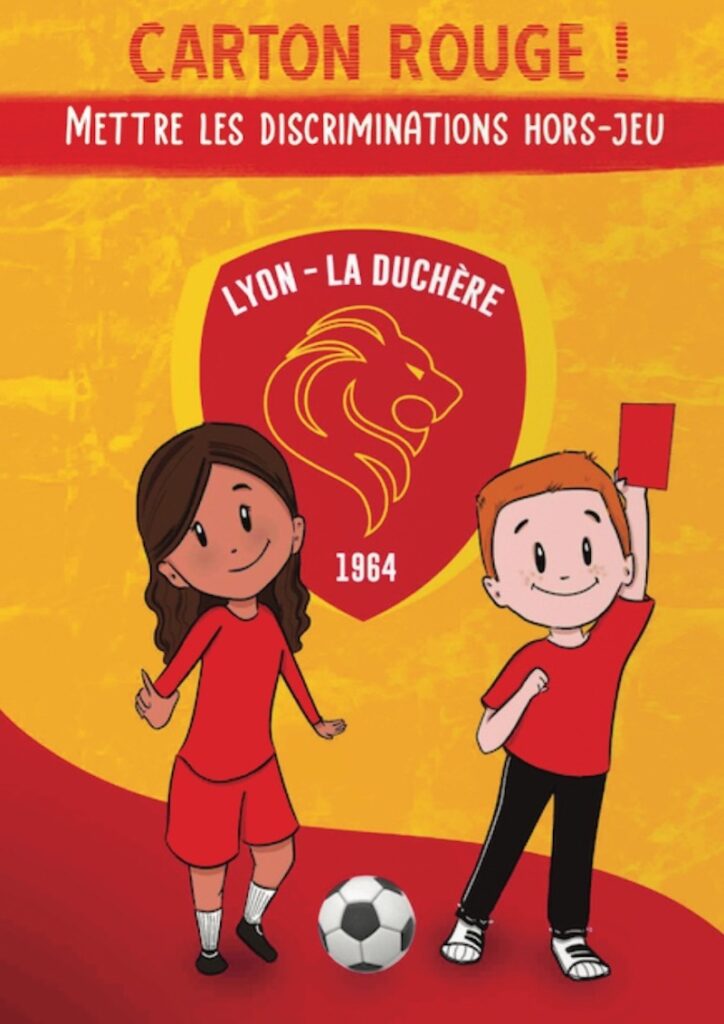Livret jeu Carton Rouge enfants club foot Lyon-La Duchère
