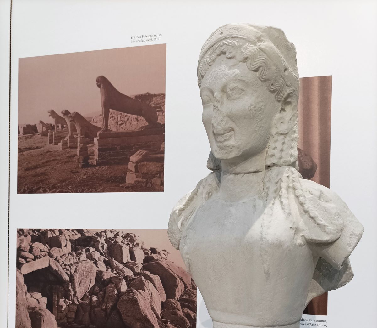 Musée des moulage - déesse Niké retrouvée sur Délos