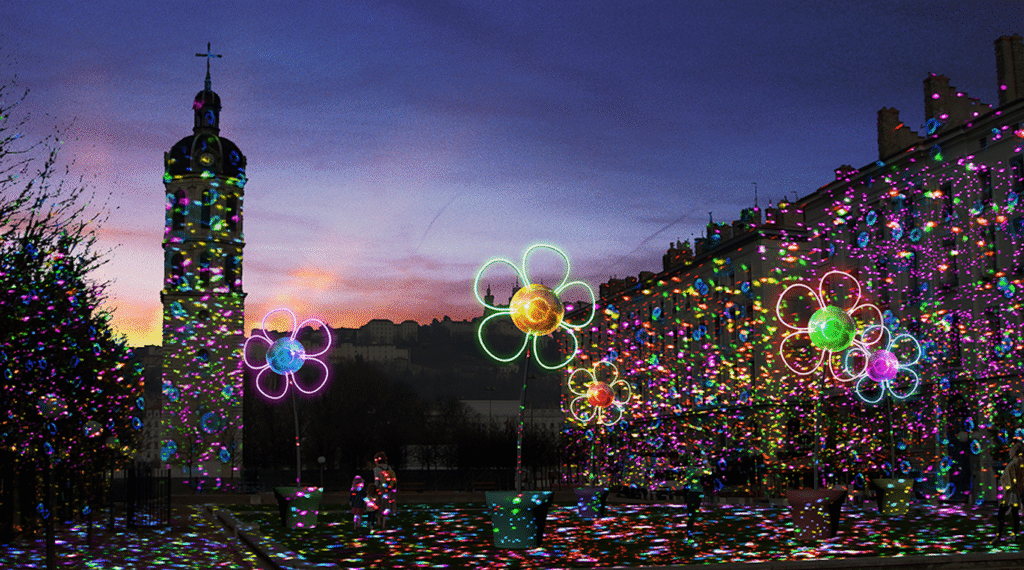 Fête des Lumières en famille Lyon 2025