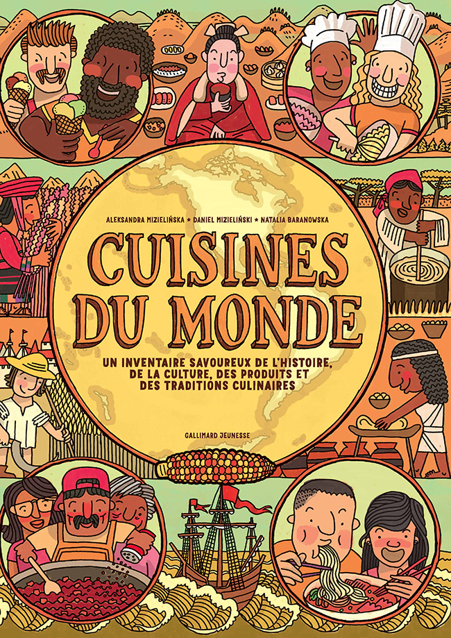 Cuisines du monde Gallimard Jeunesse, en vente à la librairie La Mécanique céleste, Lyon 5e