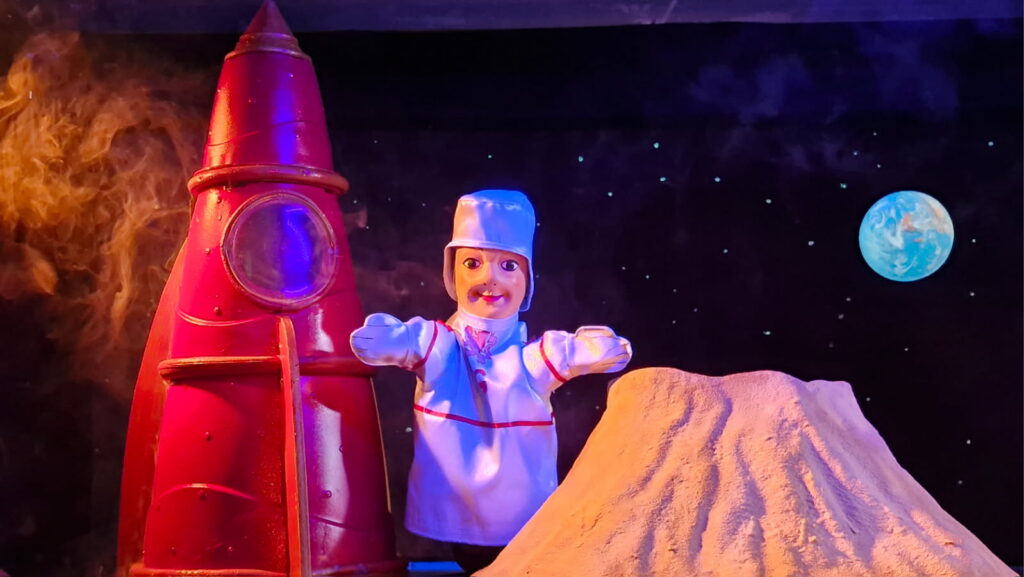 Spectacle Guignol sur la lune, Cie Papallamanno