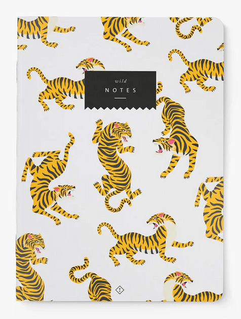 Carnet Wild Notes imprimé tigres