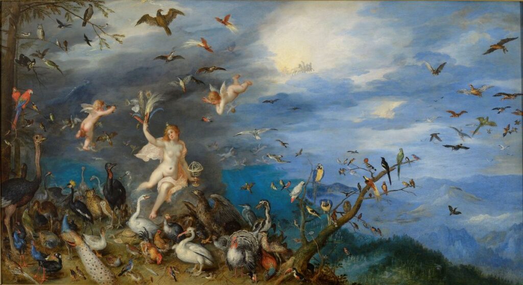 Les Quatre Éléments: L’Air, 1611, de Jan Brueghel l’Ancien, musée des Beaux-Arts, Lyon