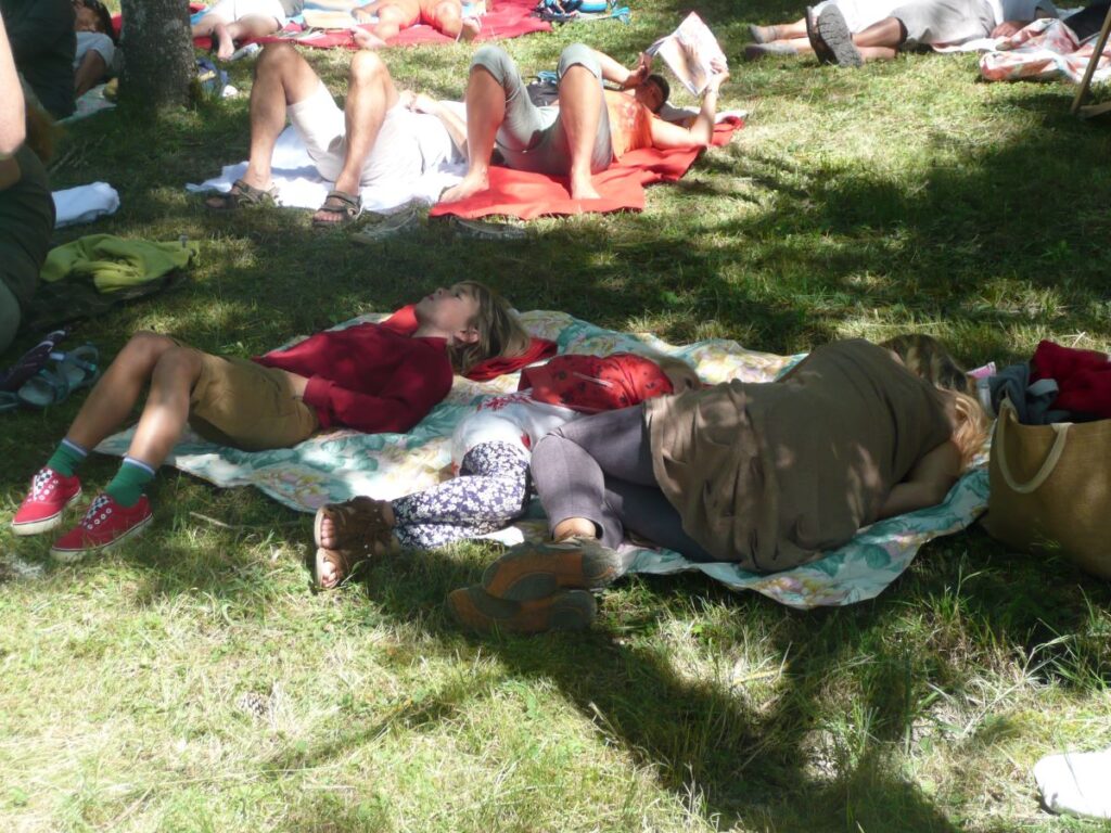 Concours de sieste, La Grande Lézarde, Isère 