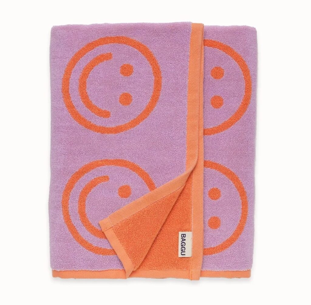 serviette de bain smiley Dada shop sélection shopping
