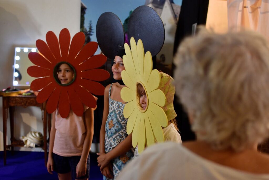 ateliers pour enfants au festival d'Ambronay
