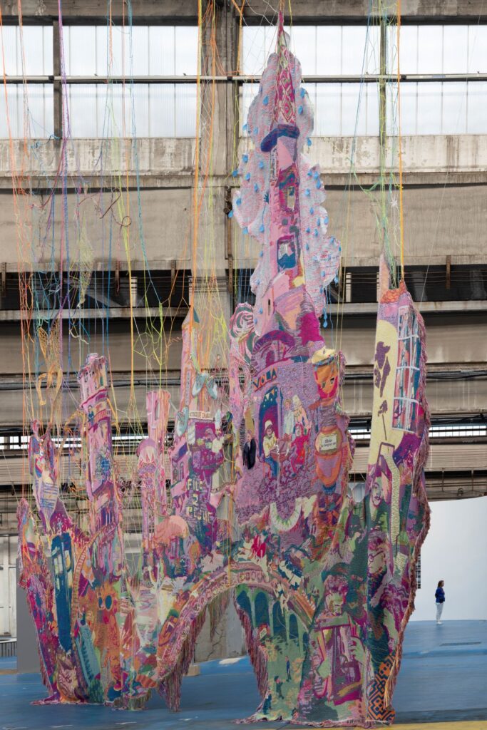 Le Cactus de Mona Cara, aux Grandes Locos, 17e Biennale d'art contemporain de Lyon