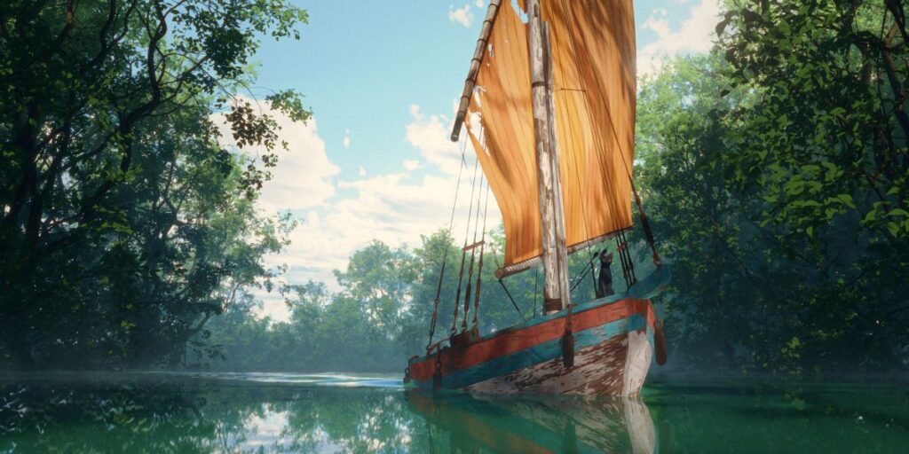 film d'animation Flow, le chat qui n'avait plus peur de l'eau