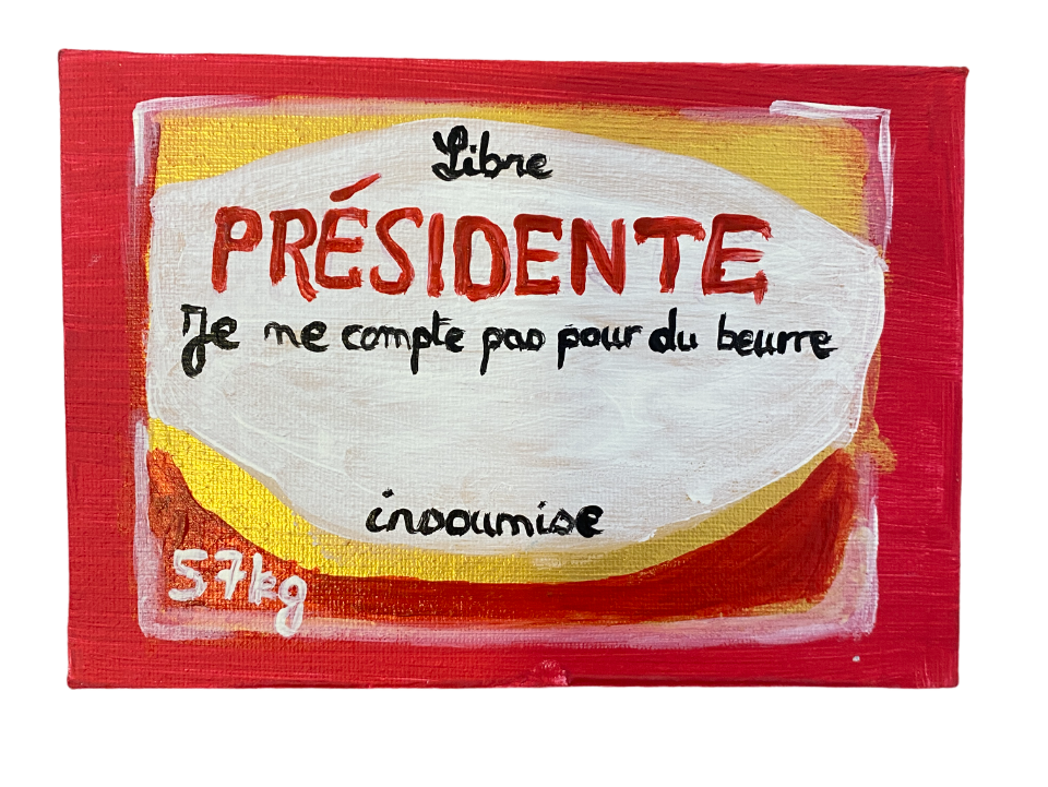 Oeuvre Cécilie, exposition SuperEtre, galerie Em'arts