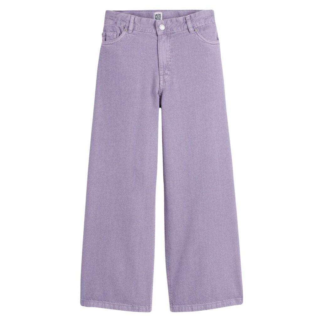 Pantalon large mauve pour fille La redoute