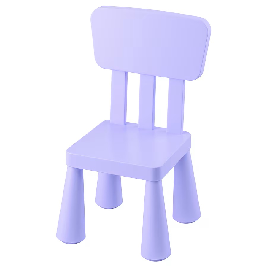 Chaise Mammut mauve Ikea