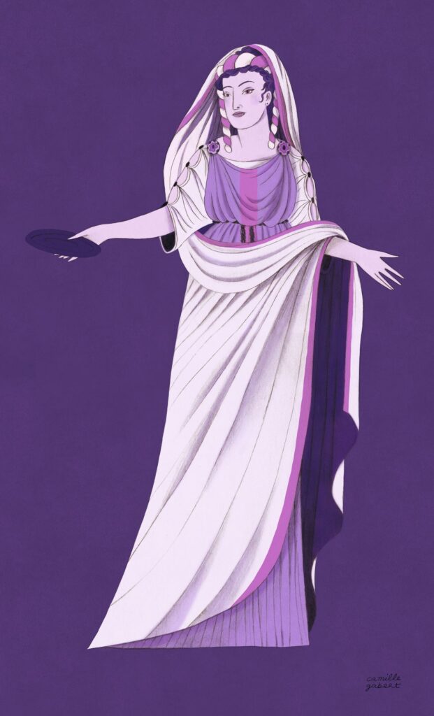 Julia, personnage expo Un empire, des peuples, Lugdunum