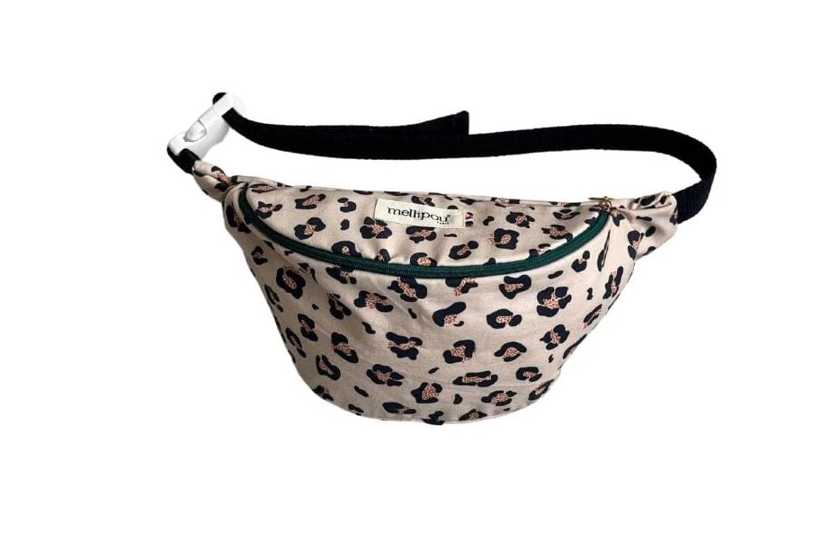 Sac banane pour enfant imprimé léopard Mellipou