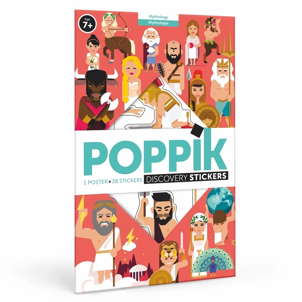 Poster Poppik sur la mythologie Shopping de Noël