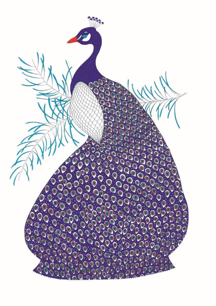 Paon © Céline dessine n'importe quoi