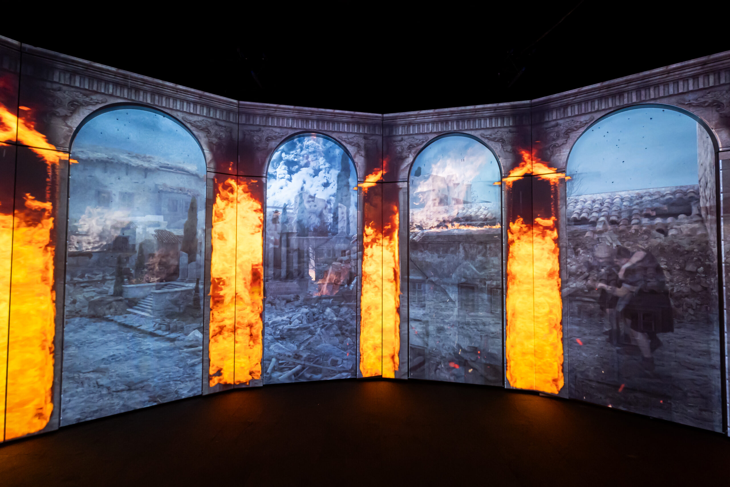 Pompéi exposition immersive La Sucrière