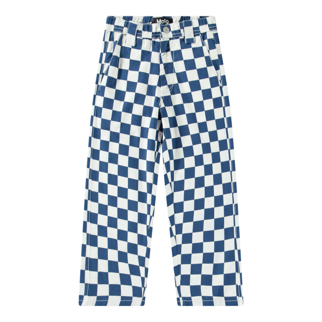 pantalon damier shopping