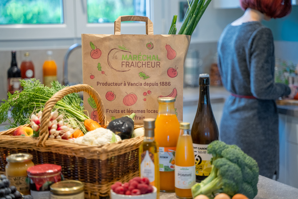 Maréchal Fraîcheur panier de fruits et légumes bio