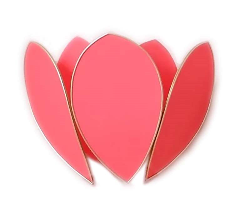 Applique fleur rose Silly & Billy