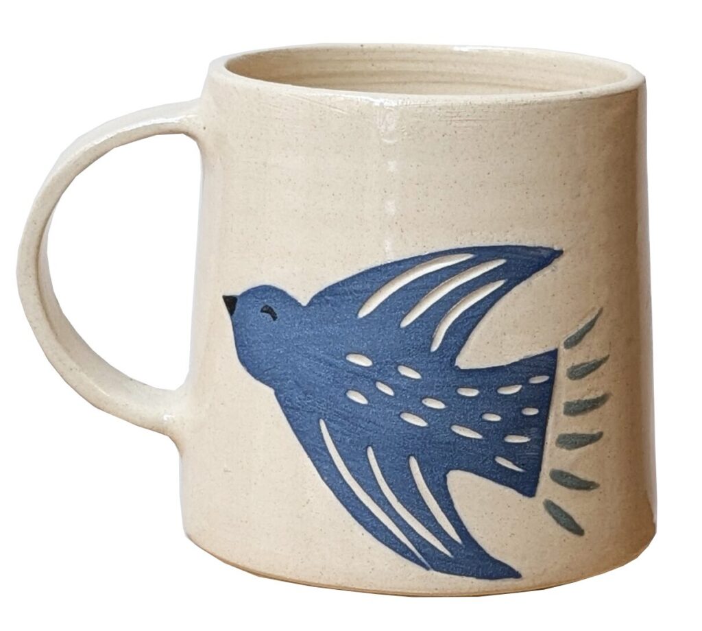 Mug oiseau en céramique Tomo