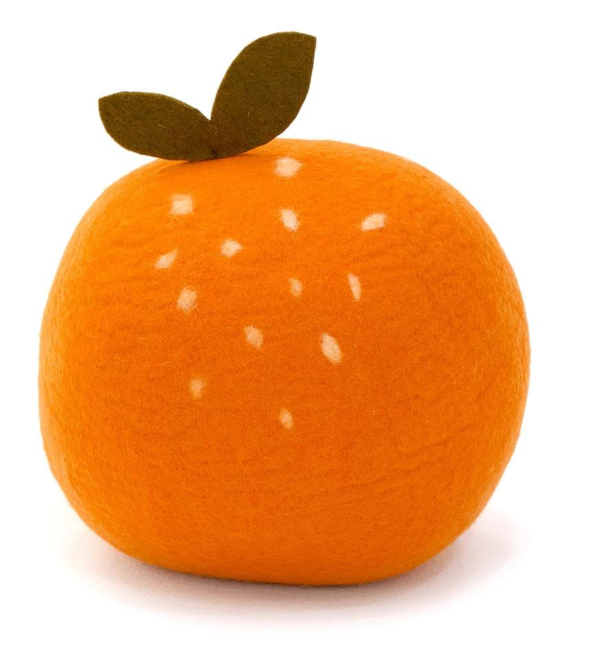 Pouf orange Muskhane