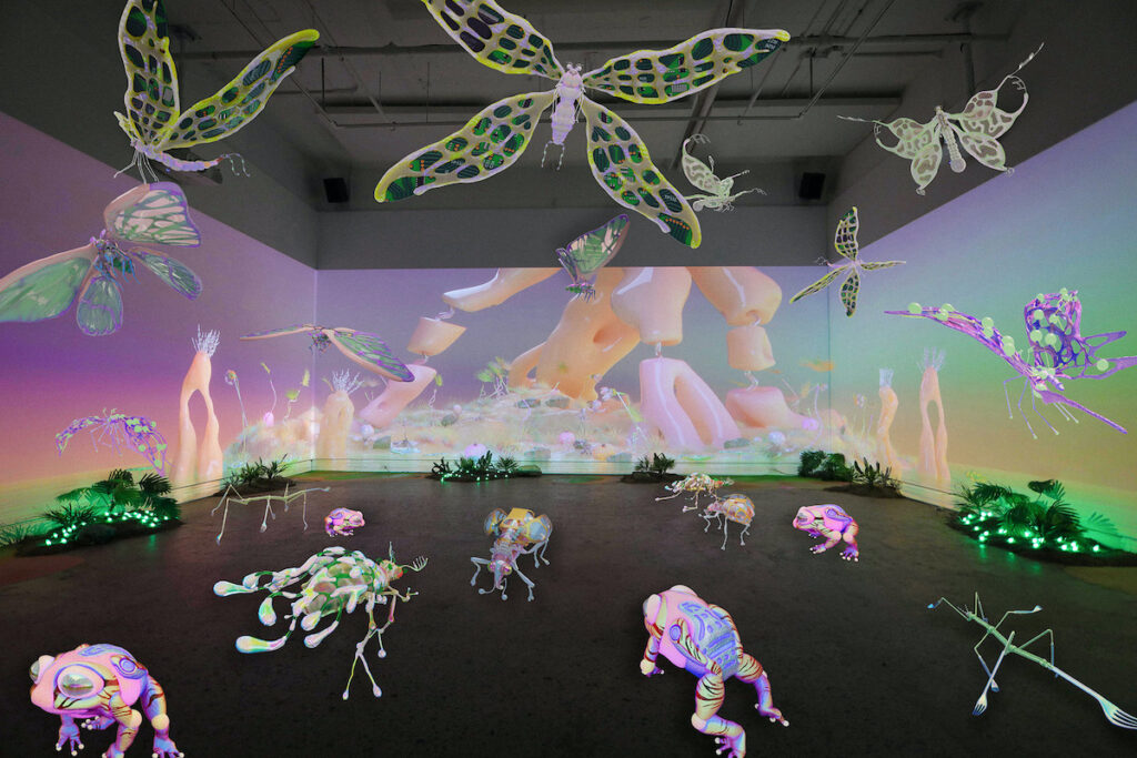 nature et nouvelles technologies exposition Musée d'art contemporain