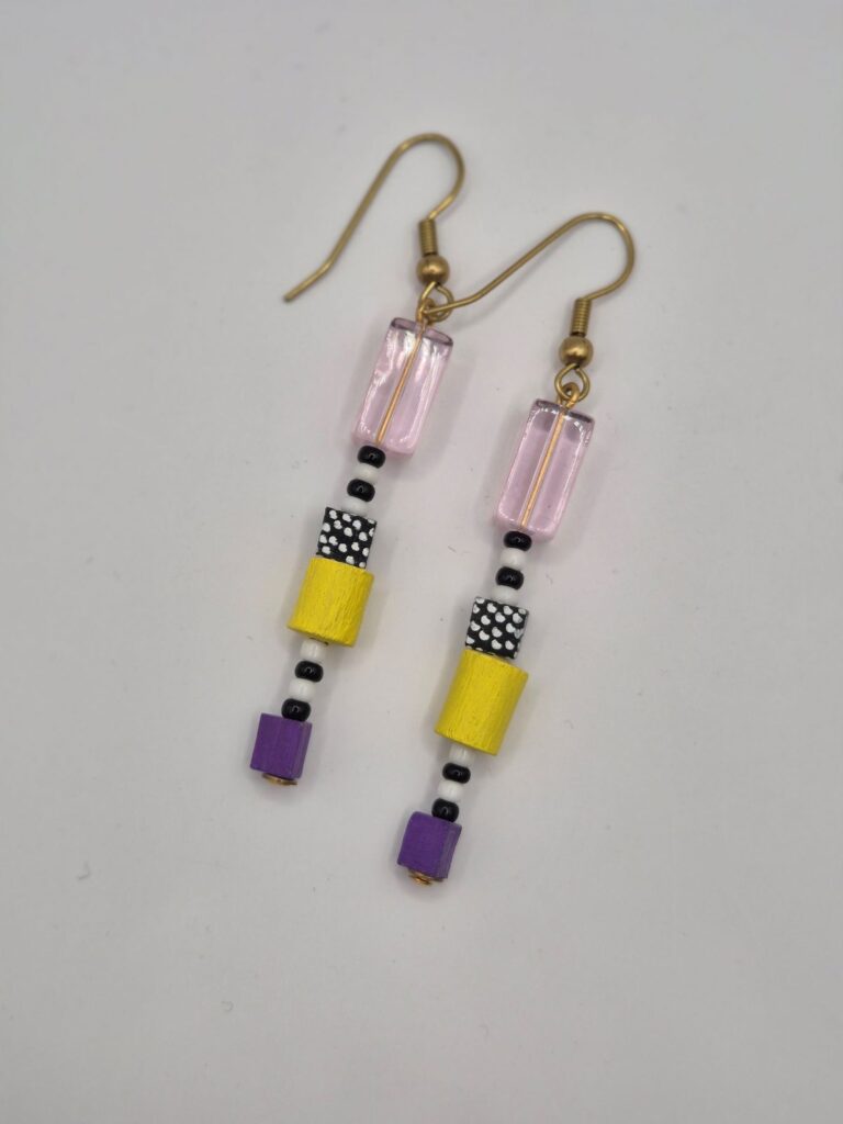 Boucles d’oreilles Ernest, marque lyonnaise Claudy Makk