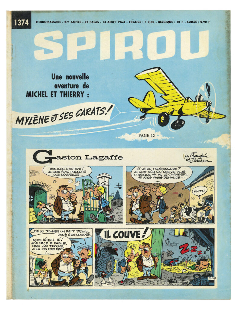 Une du Journal de Spirou
