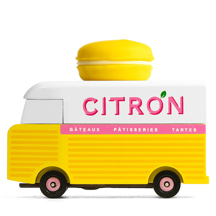 Camion en bois citron candy lab