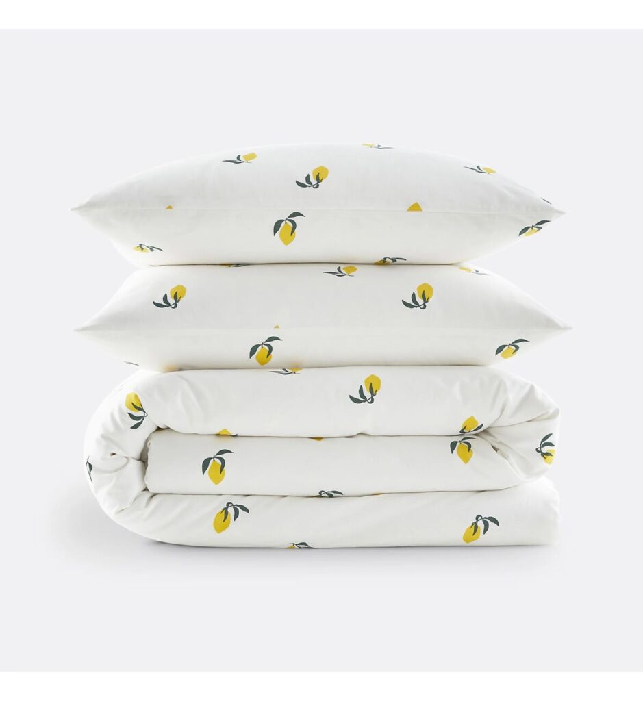 Parure de lit citron pour enfant La Redoute