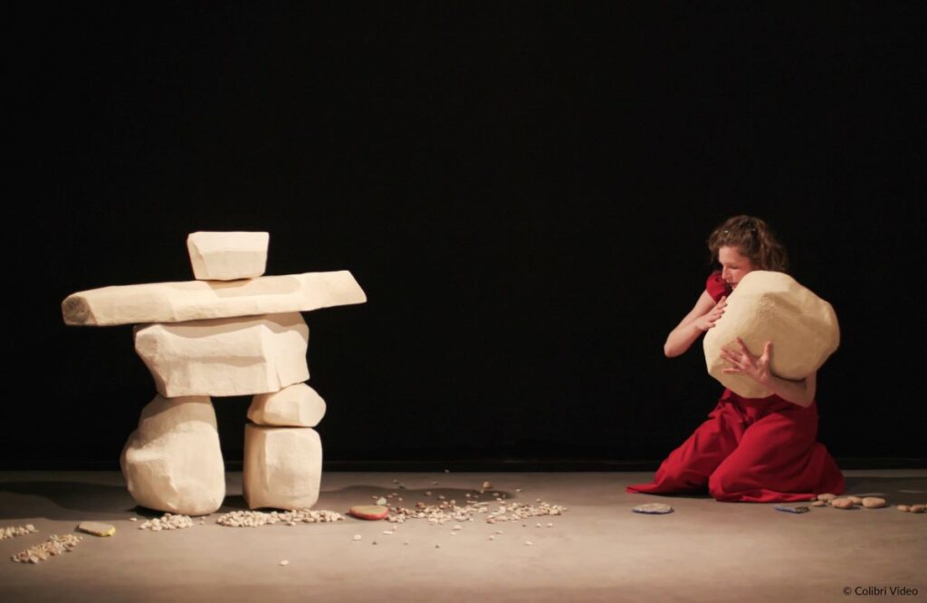 Spectacle Inuksuk, cie Zeïf, théâtre des Clochards célestes