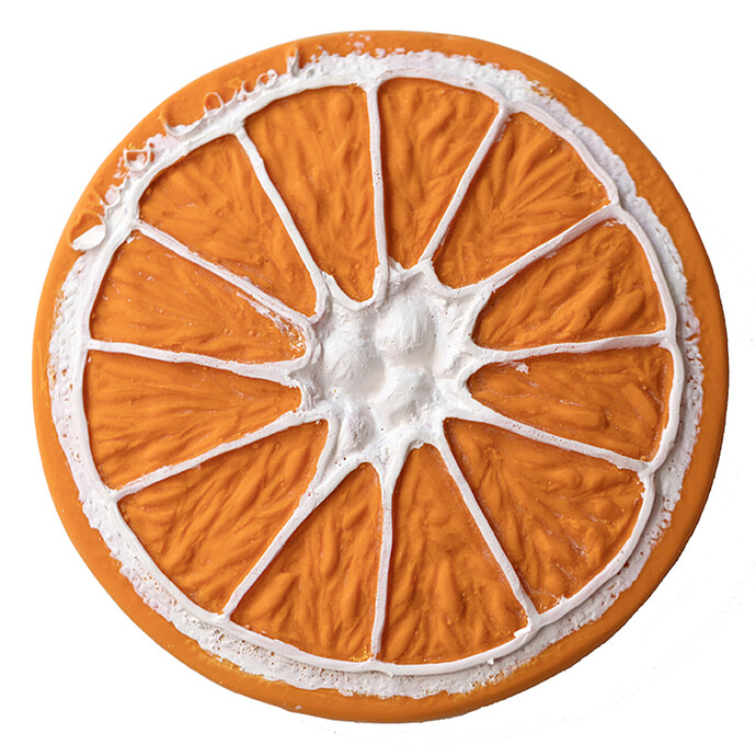 Jouet dentition orange Olli & Carol