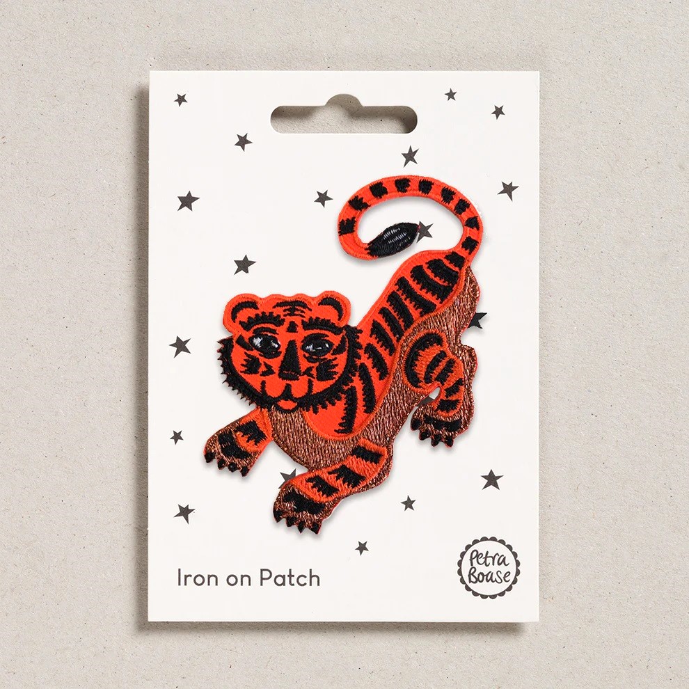 Patch tigre orange Petra Boase