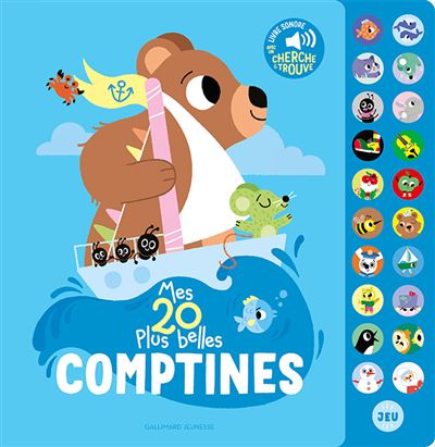 Mes 20 plus belles comptines livre jeunesse