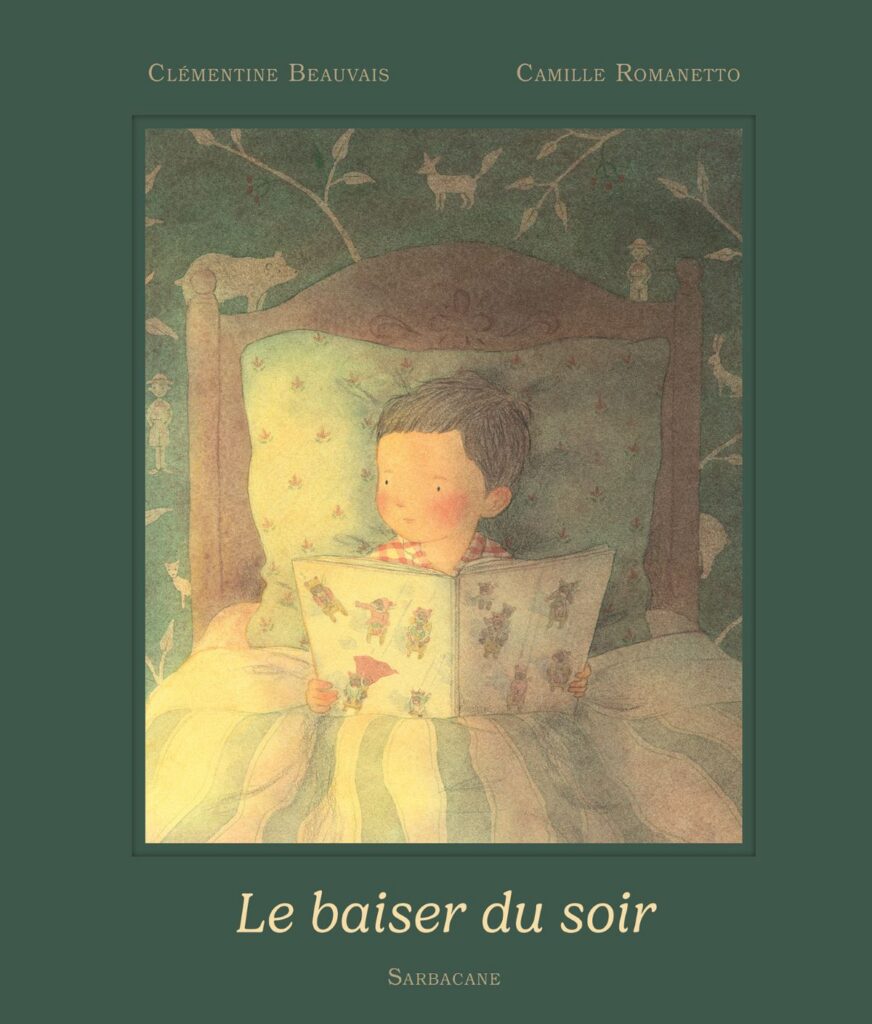 Livre Le Baiser du soir, éditions Sarbacane