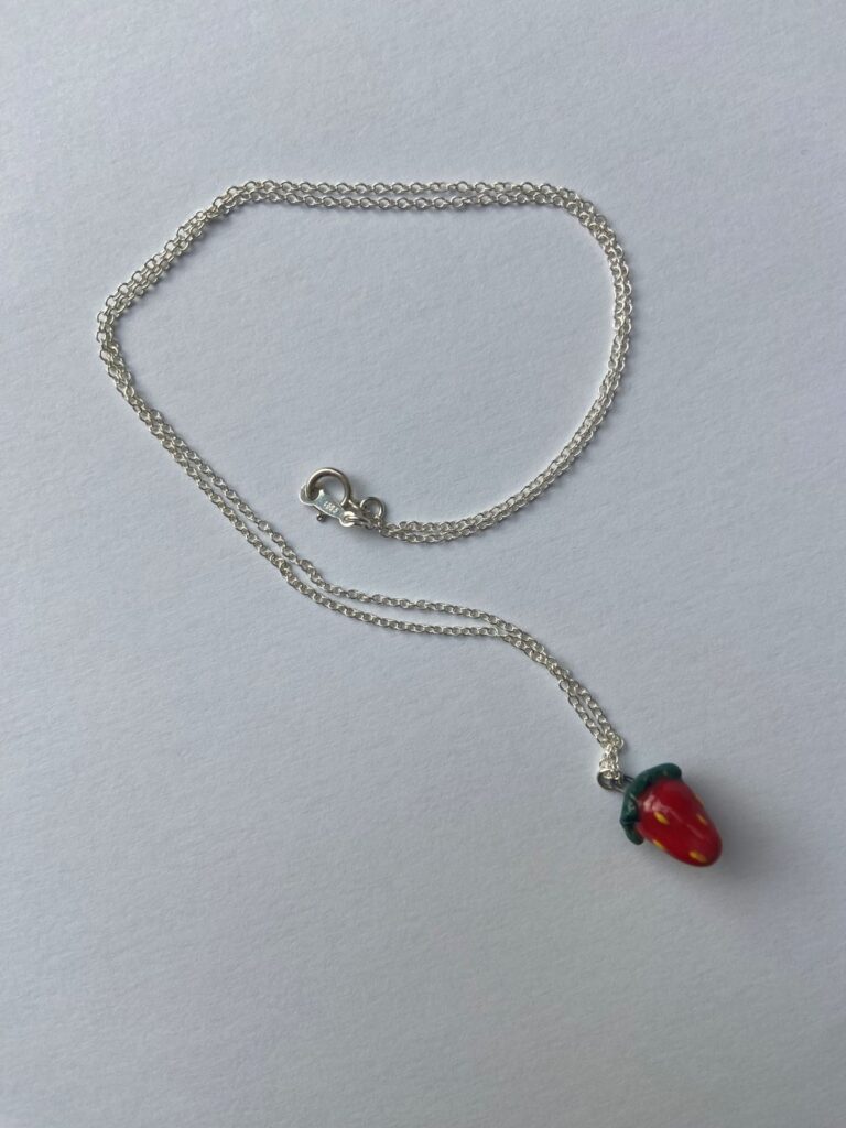 Collier fraise Anne-Lise Pichon
