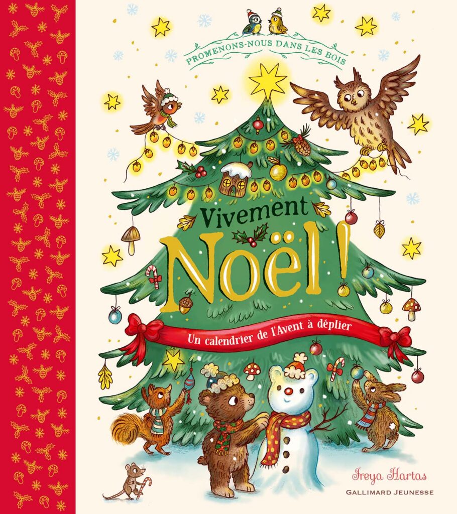 Livre Vivement Noël, Freya Hartas, Gallimard Jeunesse