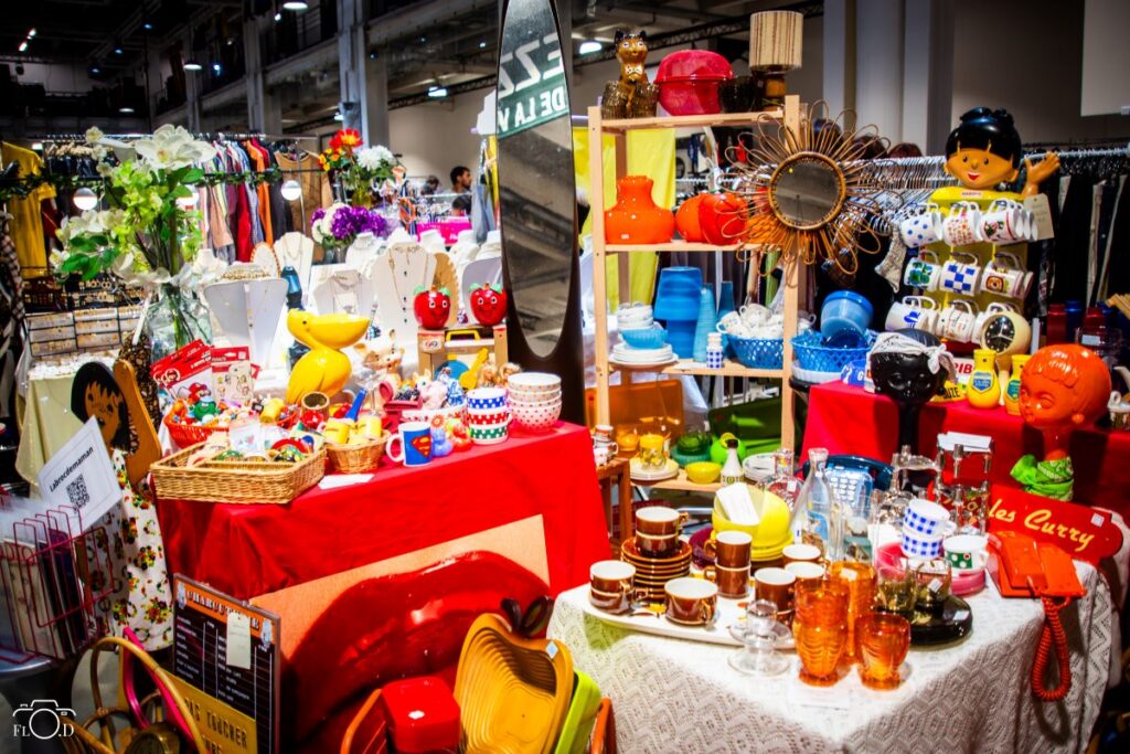 Stand exposant Marché de la mode vintage